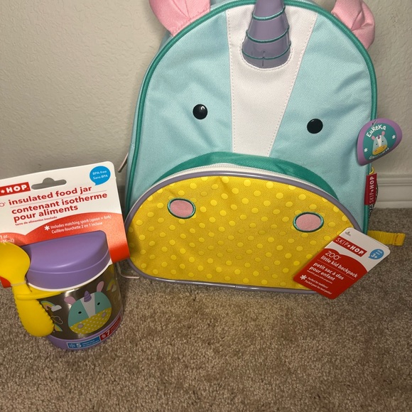 New SkipHop Eureka backpacks Snack cup and insulated food jar bundle - Picture 7 of 16